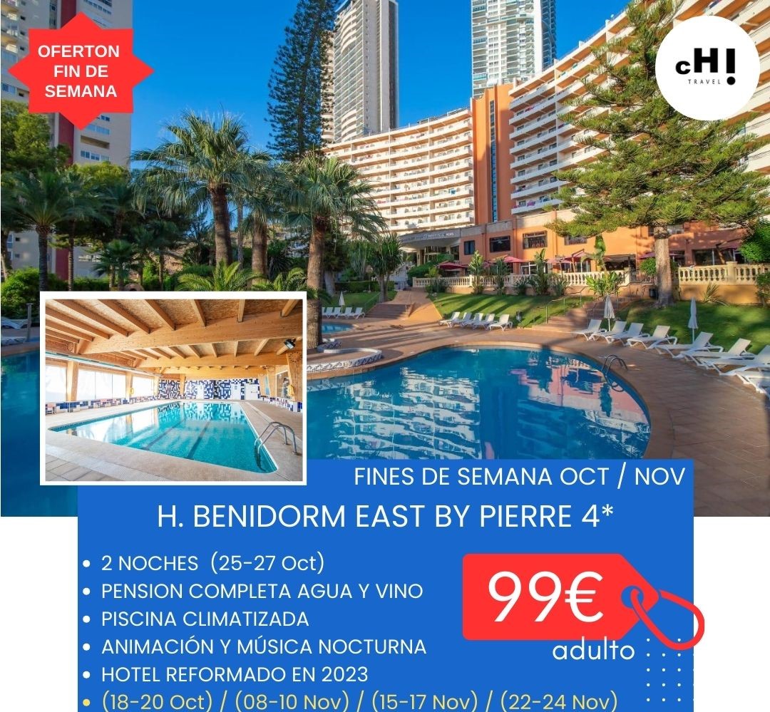 FINES DE SEMANA BENIDORM OCT/NOV