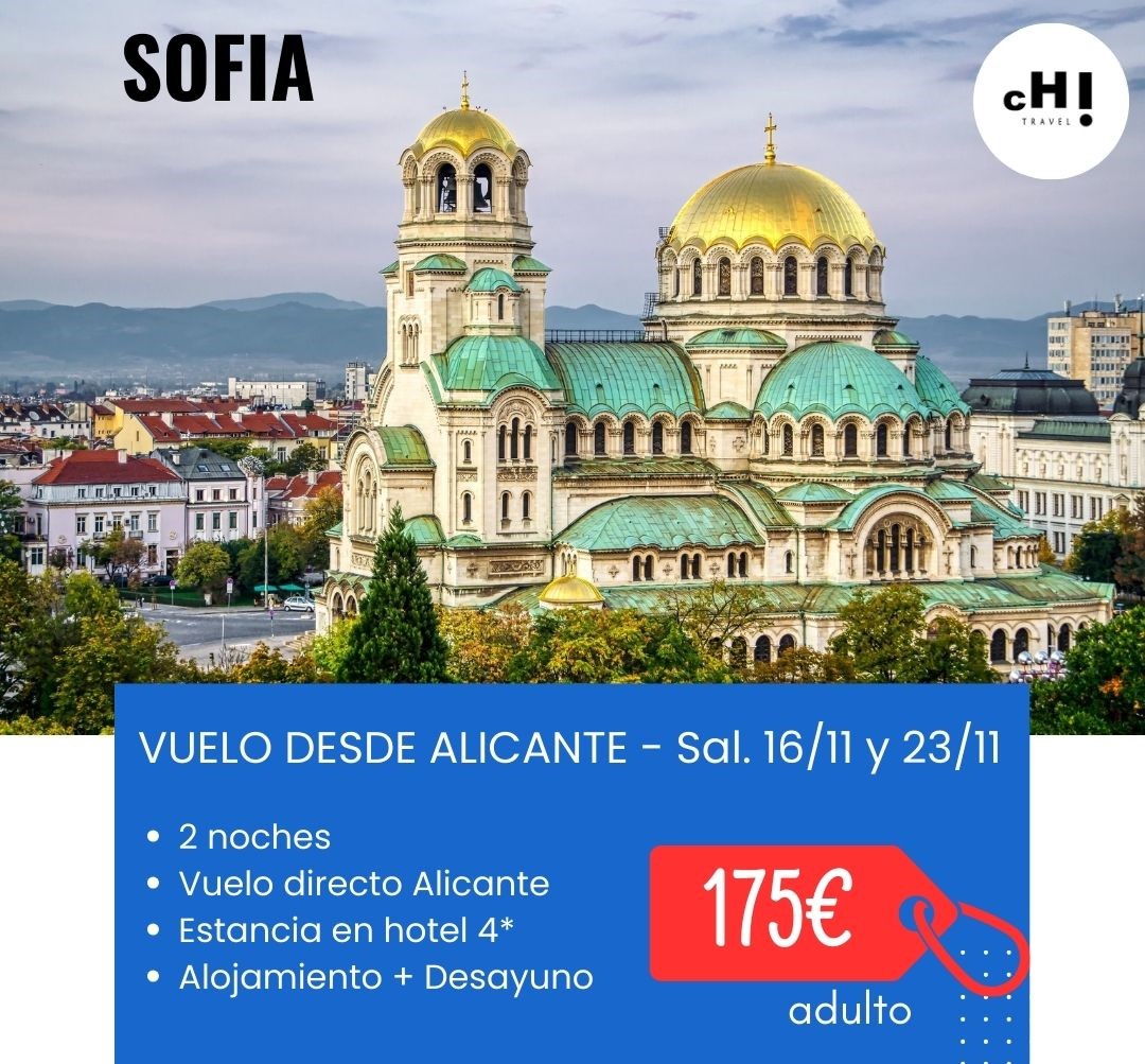 OFERTA SOFIA EN NOVIEMBRE