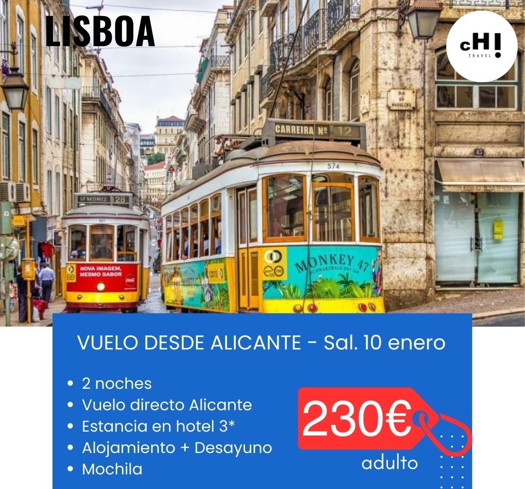 OFERTA LISBOA desde Alicante