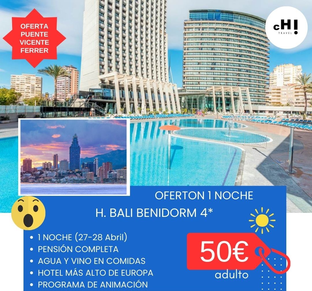 GRAN HOTEL BALI 1 NOCHE