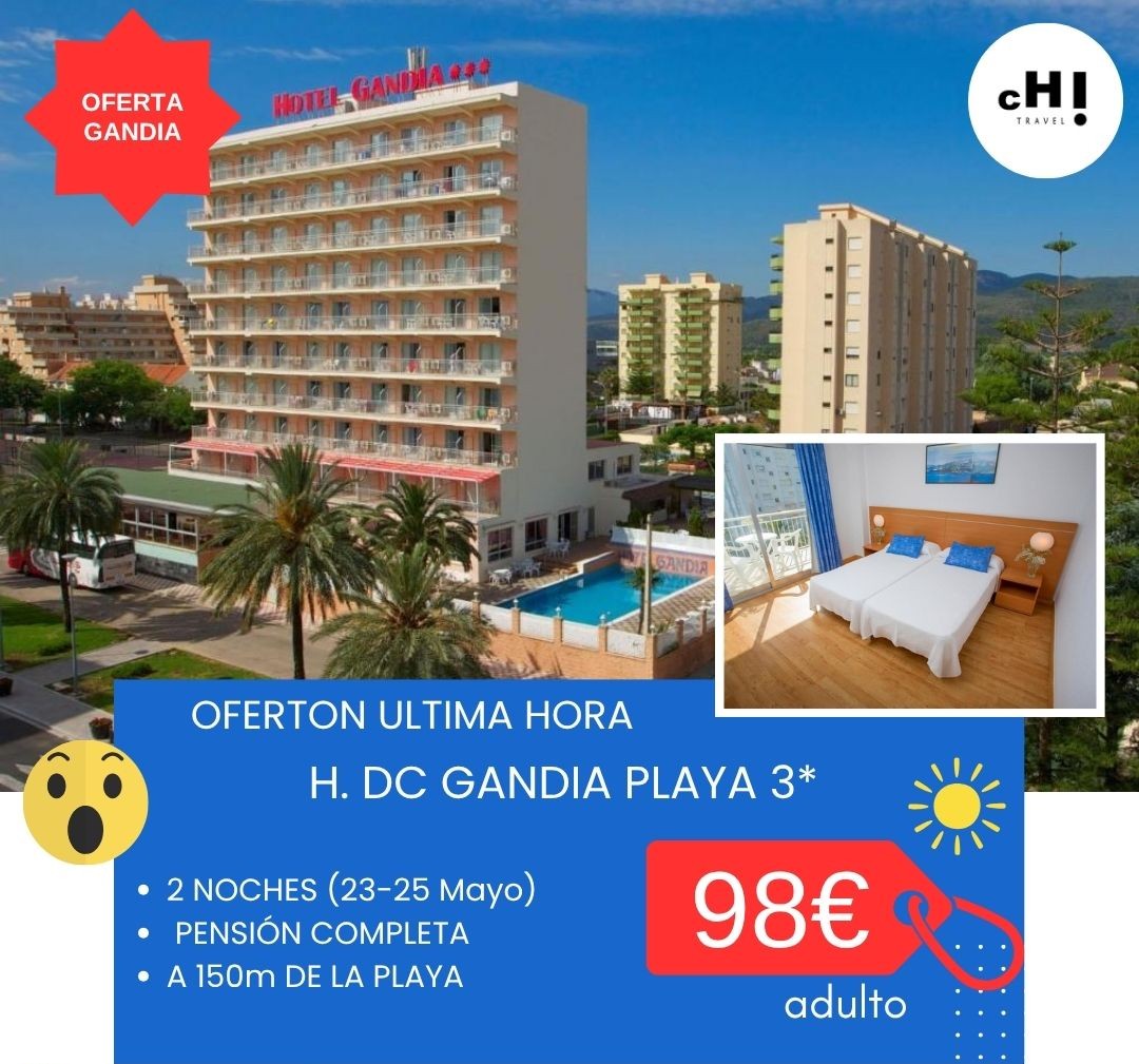 OFERTA ULTIMA HORA GANDIA PLAYA