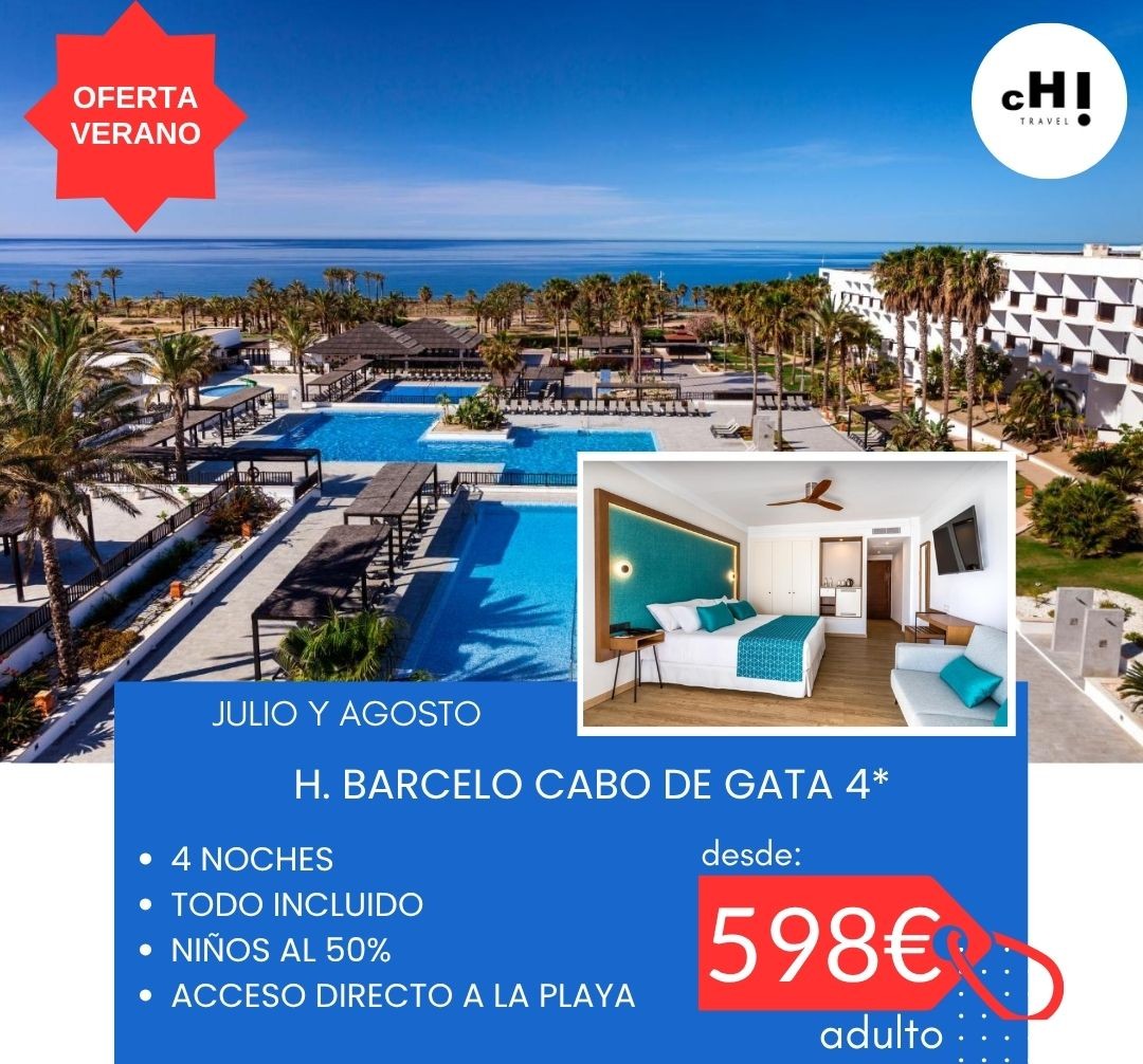 OFERTA VERANO CABO DE GATA TODO INCLUIDO