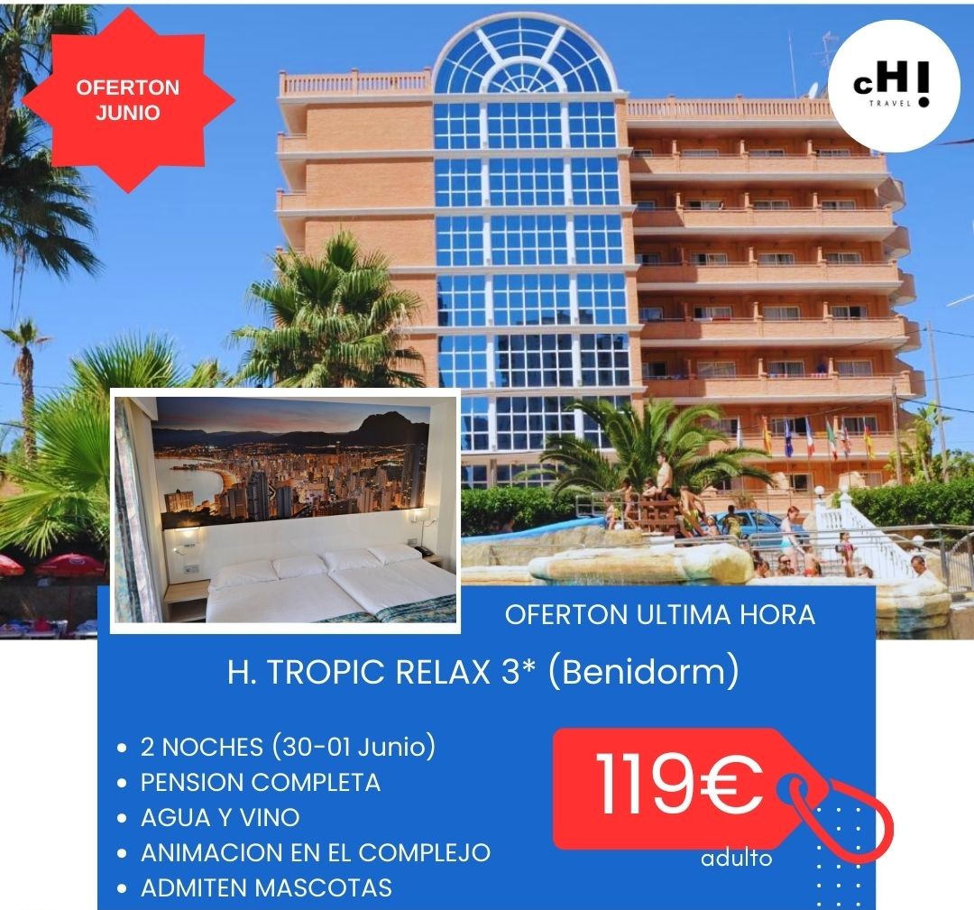 ESCAPADA BENIDORM ULTIMA HORA