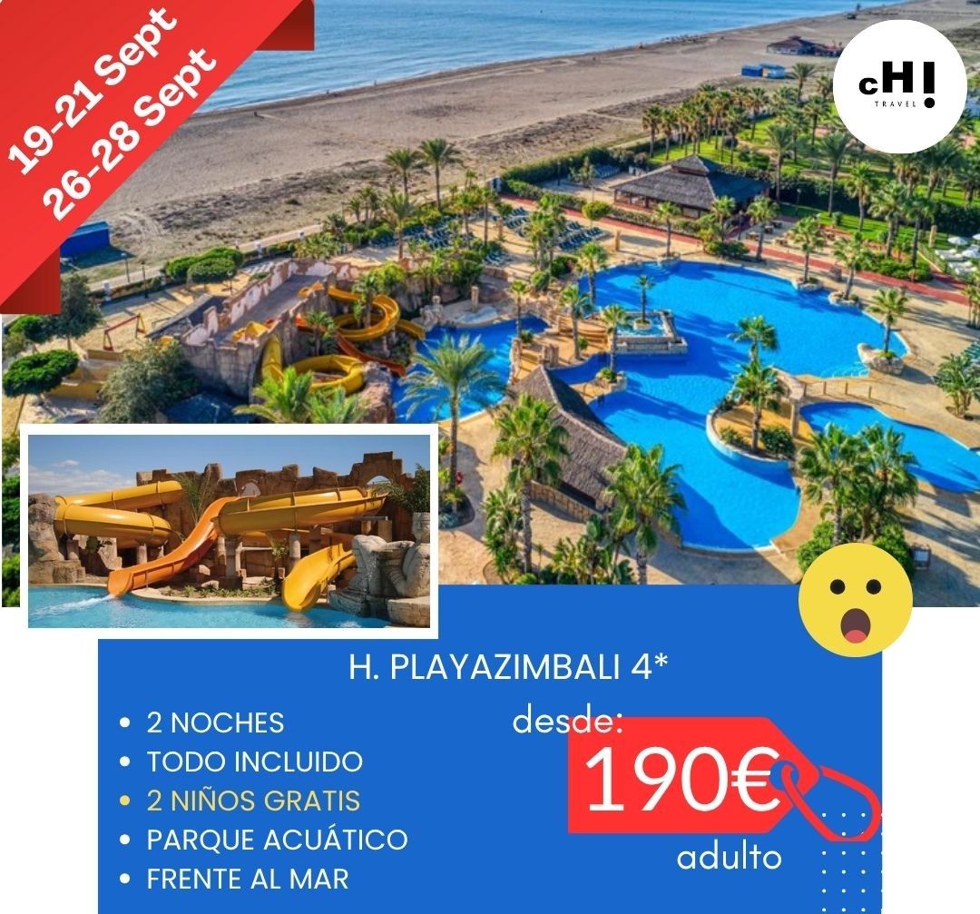 OFERTA FINDEZ SEPTIEMBRE ZIMBALI TODO INCLUIDO