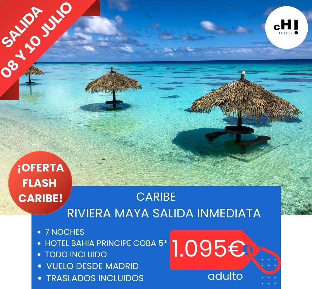 ESCAPATE AL PARAISO CON ESTA OFERTA FLASH