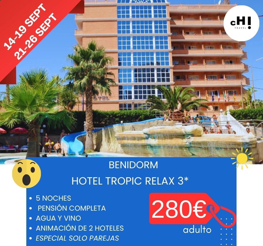 OFERTON 5 NOCHES SEPTIEMBRE - BENIDORM