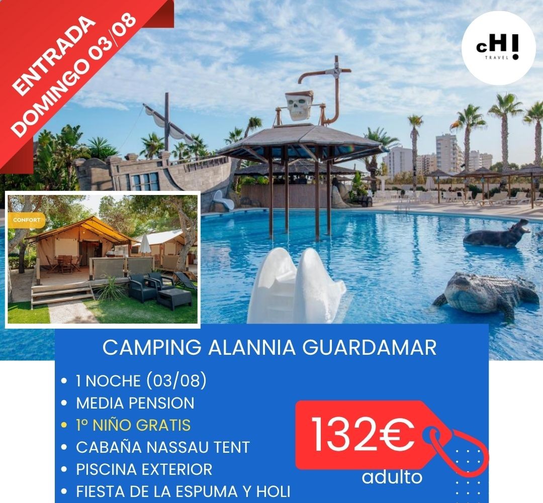 OFERTA ALANNIA GUARDAMAR DOMINGO 03/08