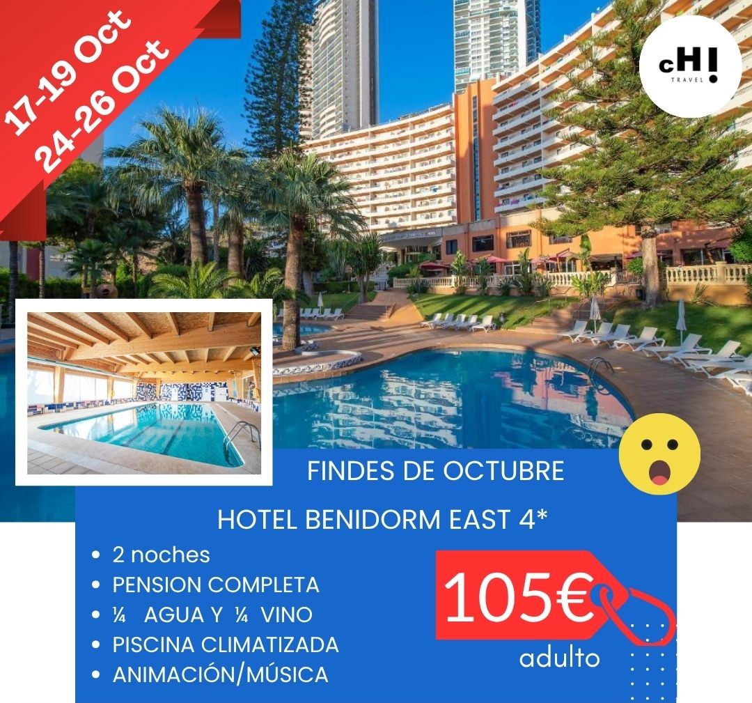 OFERTON FINDES OCTUBRE EN BENIDORM