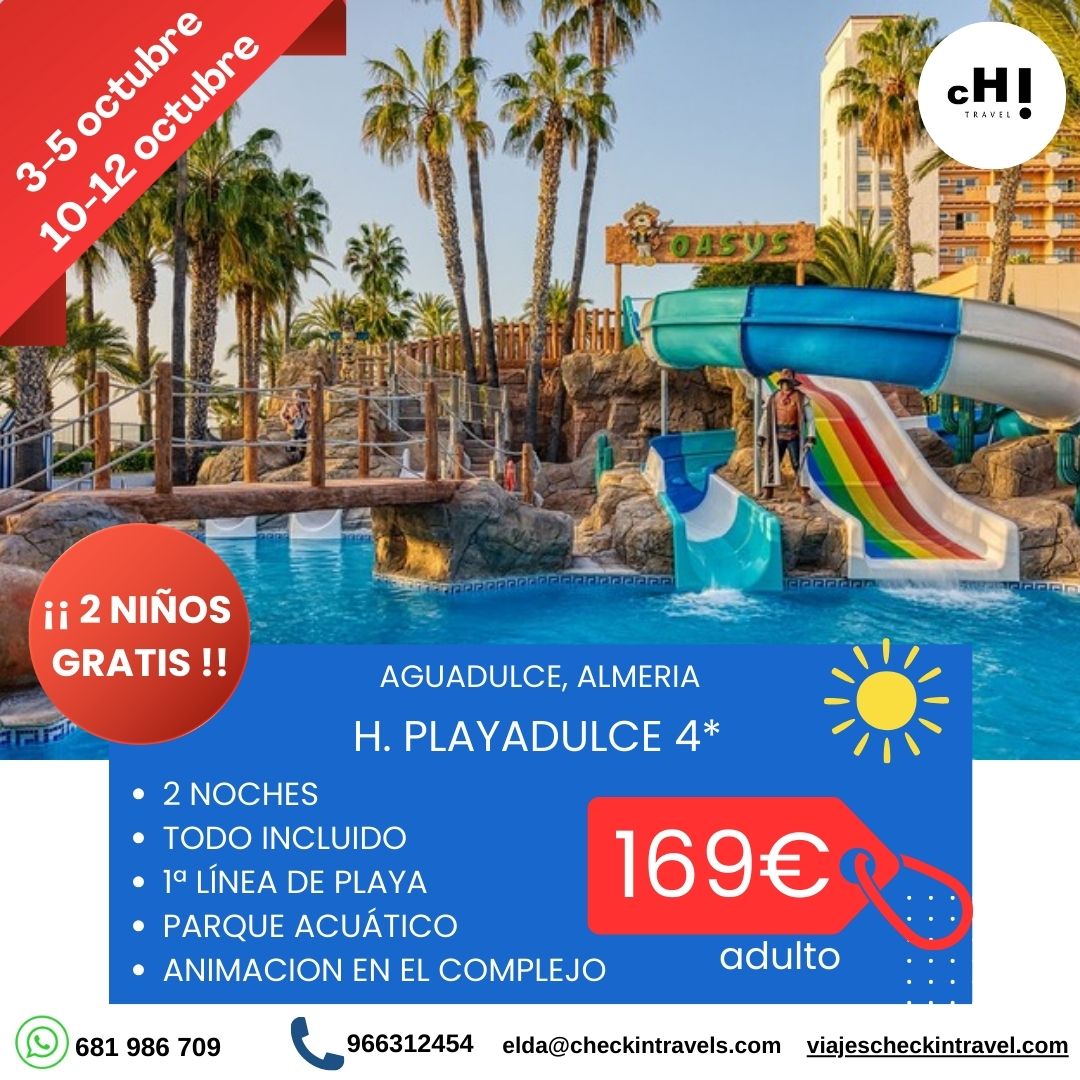 OFERTA FINES DE SEMANA OCTUBRE TODO INCLUIDO