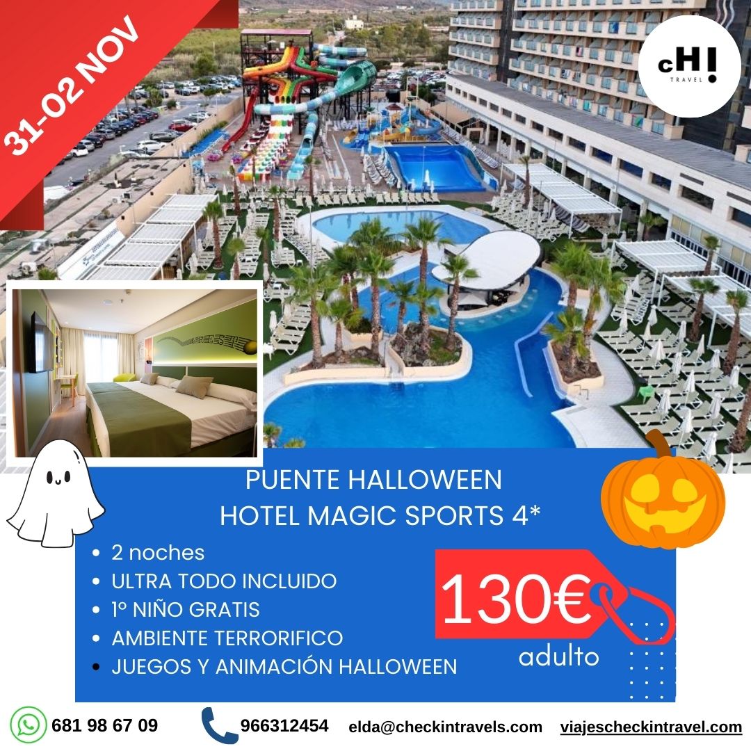 OFERTA HALLOWEEN MAGIC SPORTS