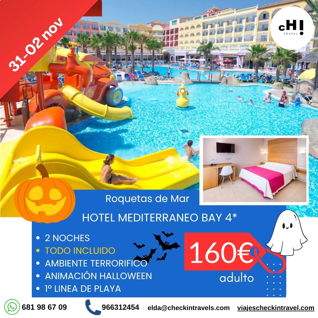 OFERTA HALLOWEEN TODO INCLUIDO EN ROQUETAS