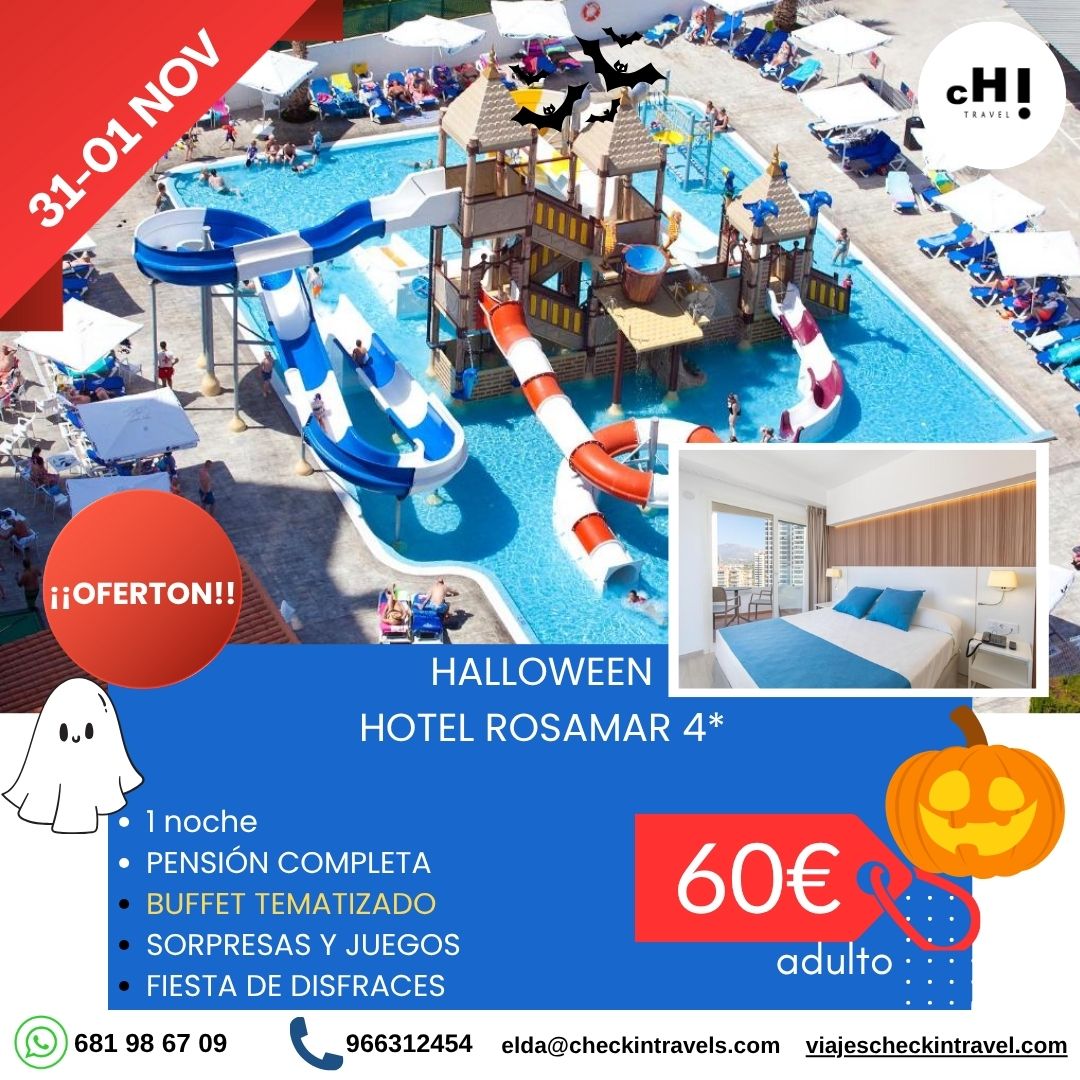 OFERTA HALLOWEEN 1 NOCHE BENIDORM