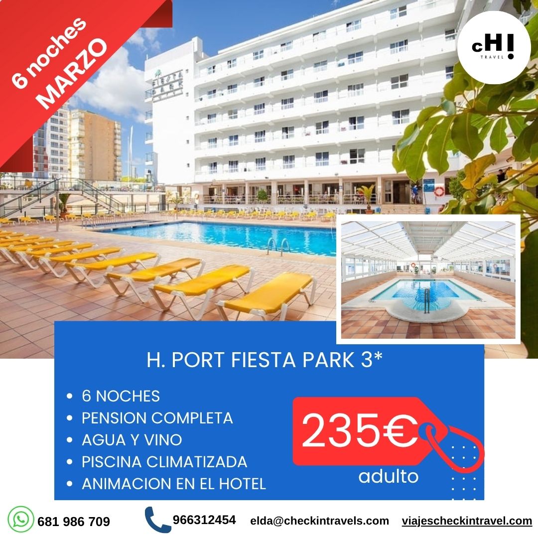 OFERTON MARZO 1 SEMANA EN BENIDORM