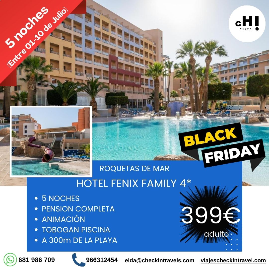 OFERTON BLACKFRIDAY VERANO ROQUETAS DE MAR