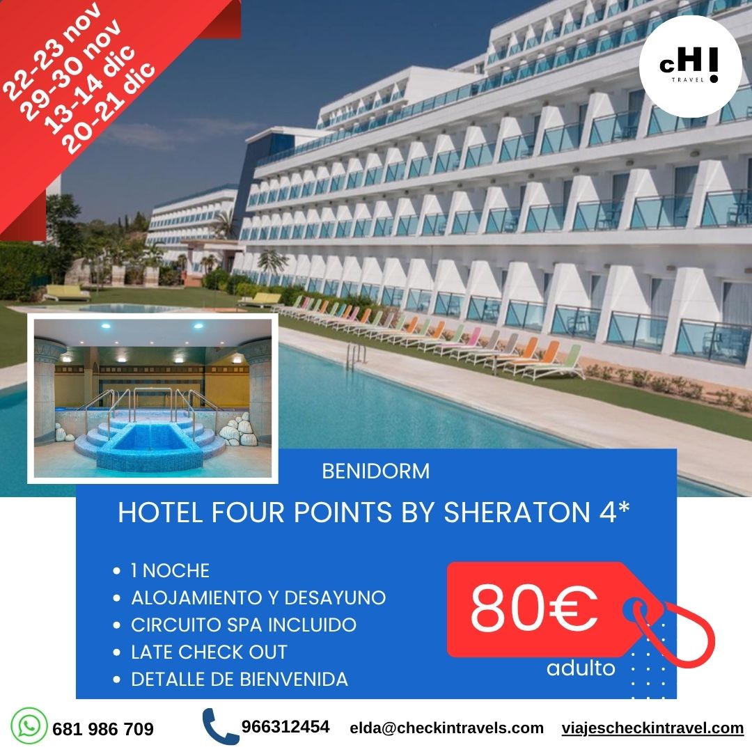 OFERTON SABADOS BENIDORM CON SPA INCLUIDO