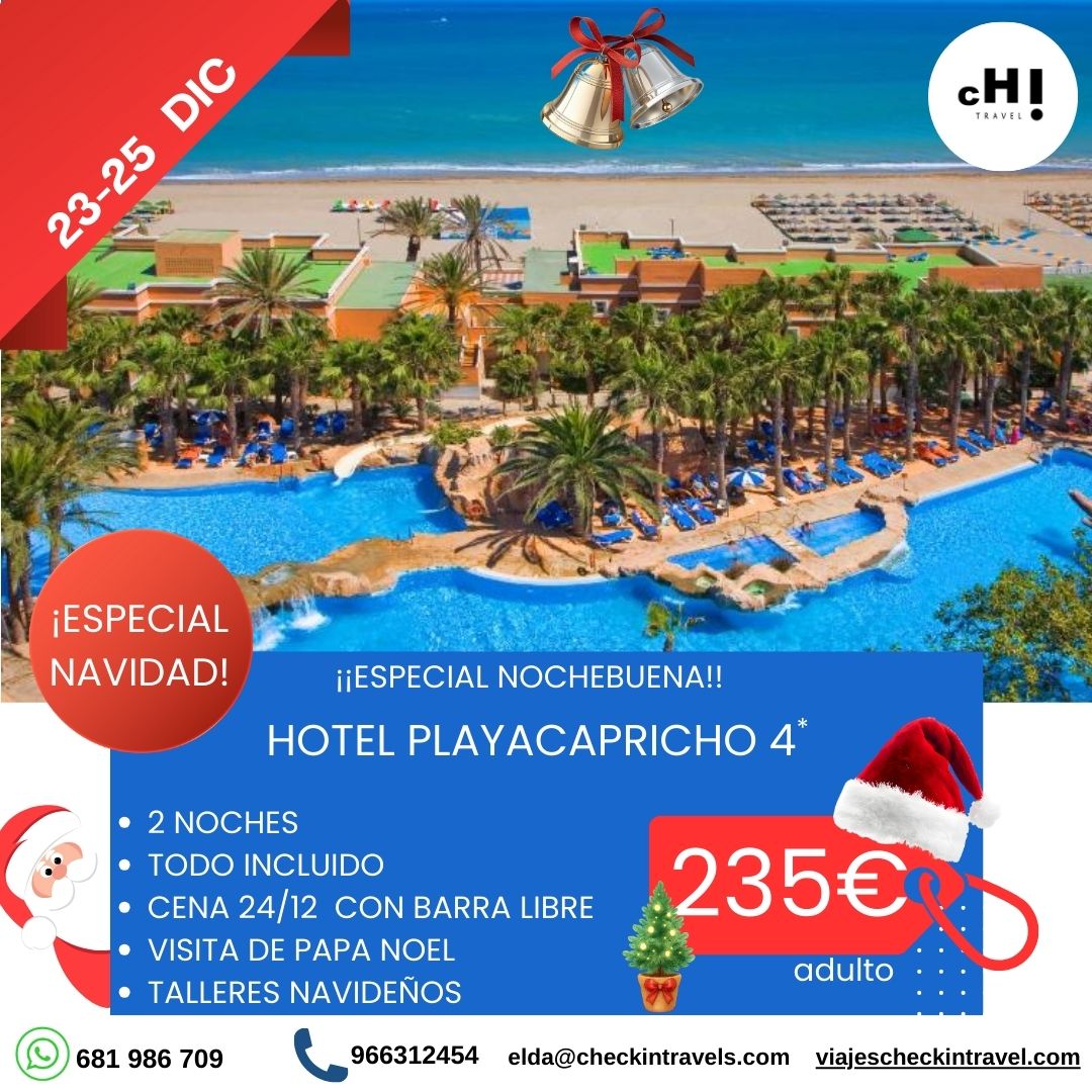 ESPECIAL NOCHEBUENA Y NAVIDAD ROQUETAS DE MAR