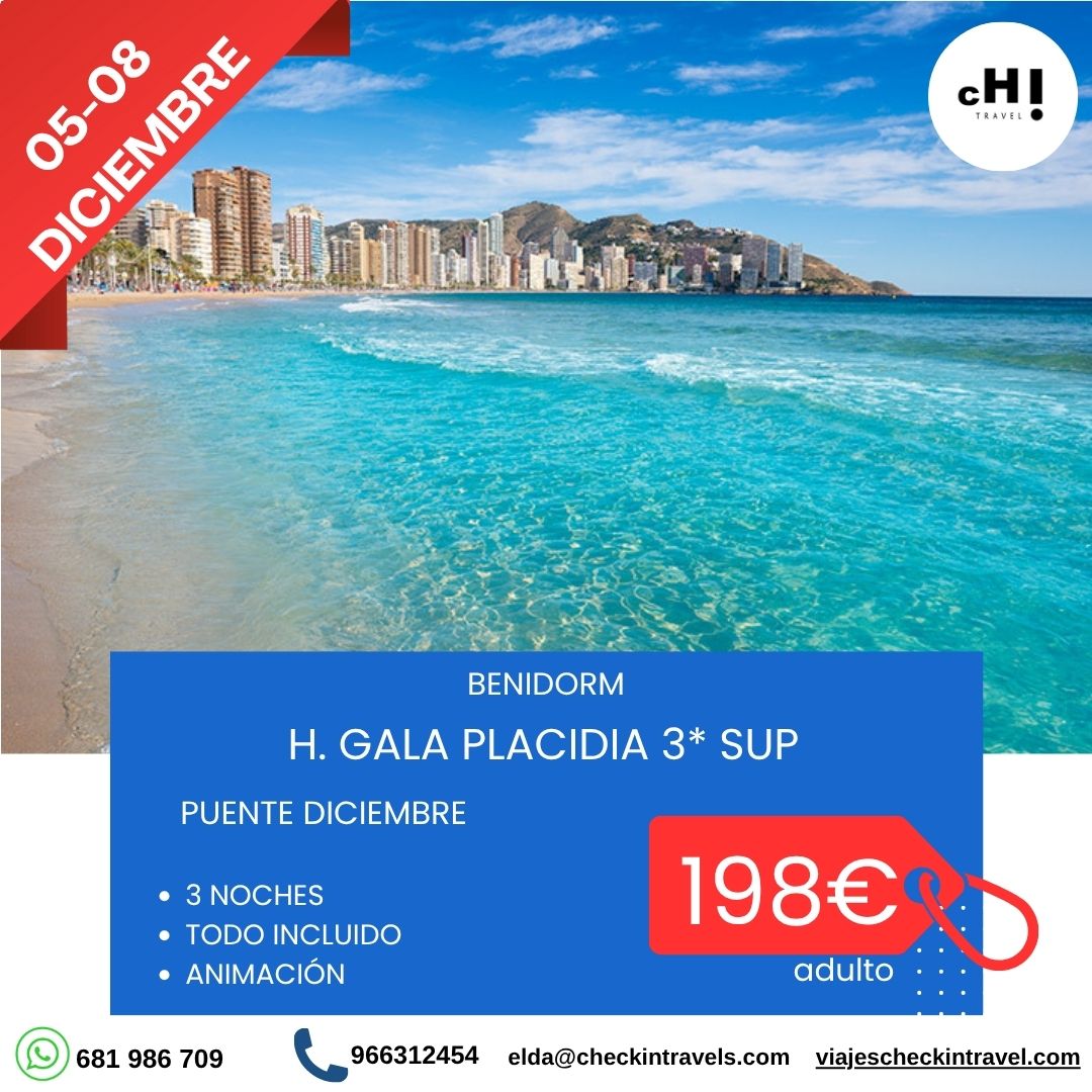 OFERTON PUENTE DICIEMBRE BENIDORM