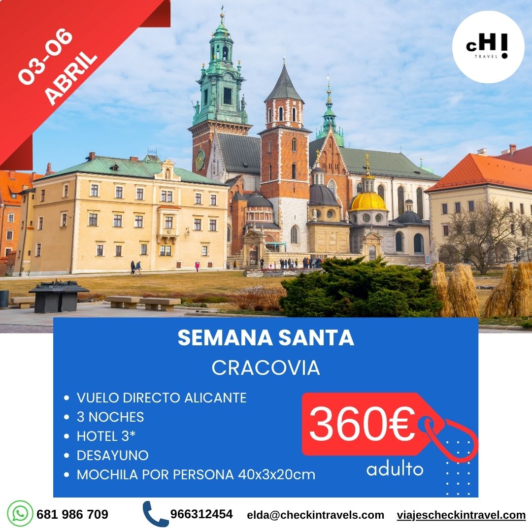 OFERTON CRACOVIA SEMANA SANTA