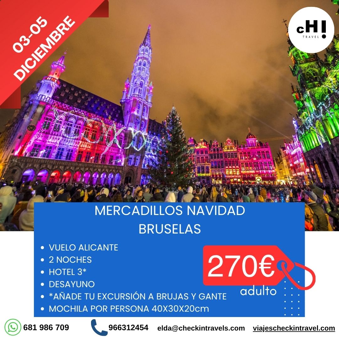 MERCADILLOS NAVIDEÑOS EN BRUSELAS