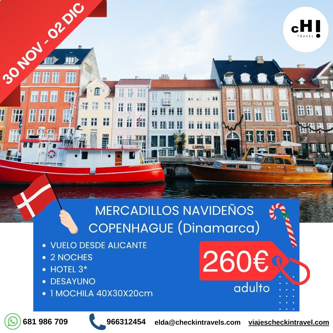 OFERTON COPENHAGUE (DINAMARCA) desde Alicante