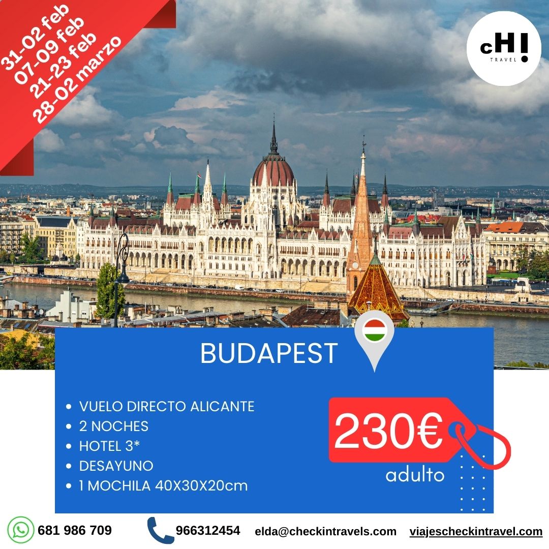 OFERTON BUDAPEST desde Alicante
