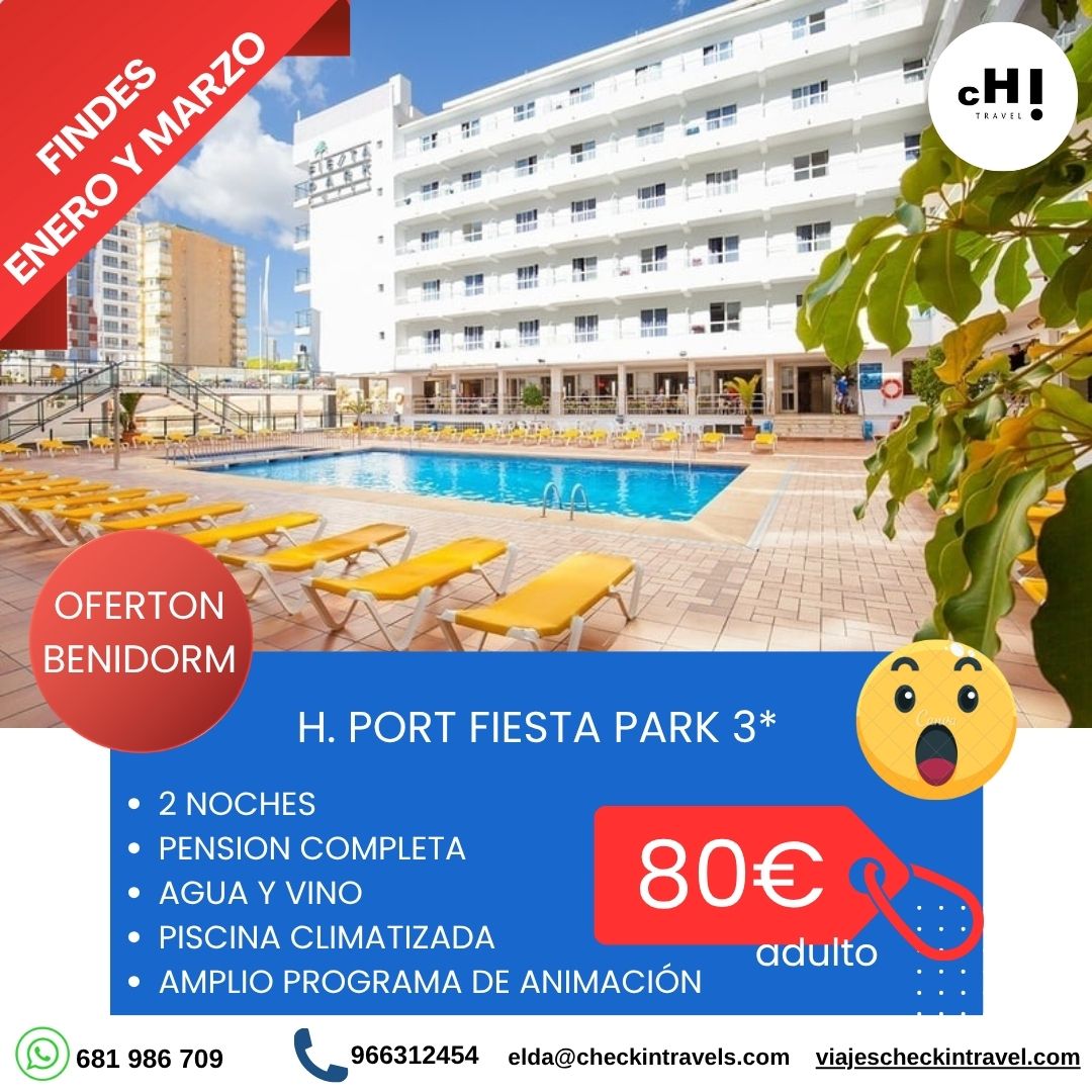 SUPER OFERTON FINDES ENERO Y MARZO BENIDORM