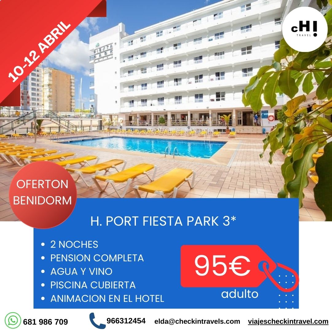 SUPER OFERTON ABRIL BENIDORM