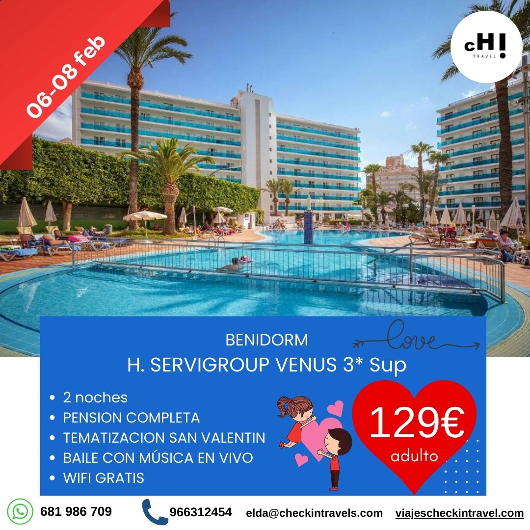 ESCAPADA SAN VALENTIN BENIDORM