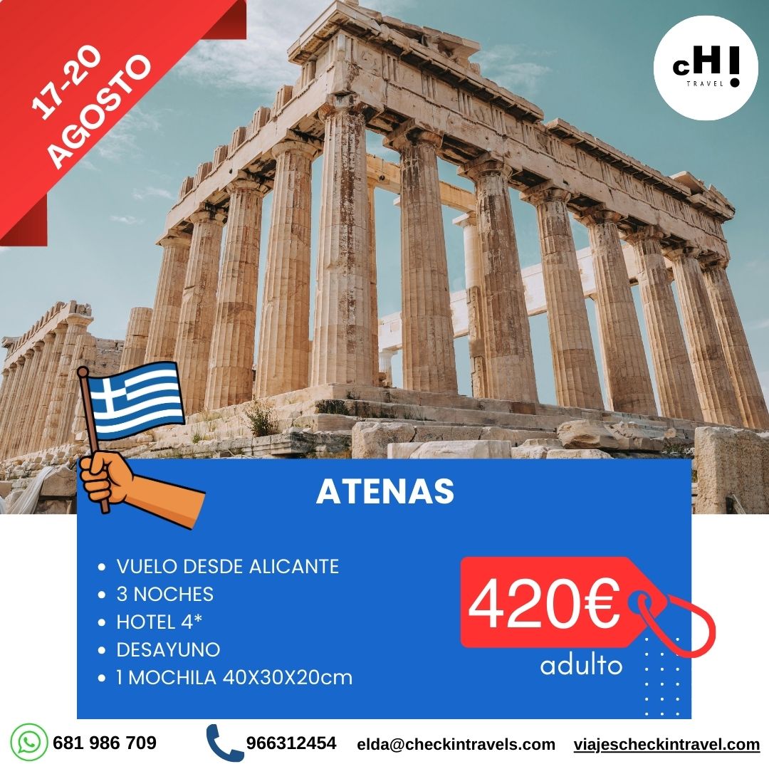 ESCAPADA A ATENAS desde Alicante