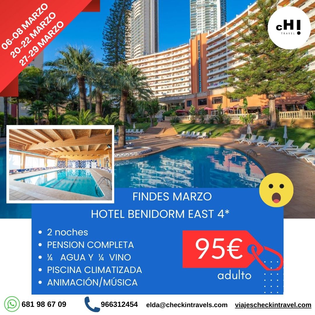 OFERTON FINDES MARZO BENIDORM