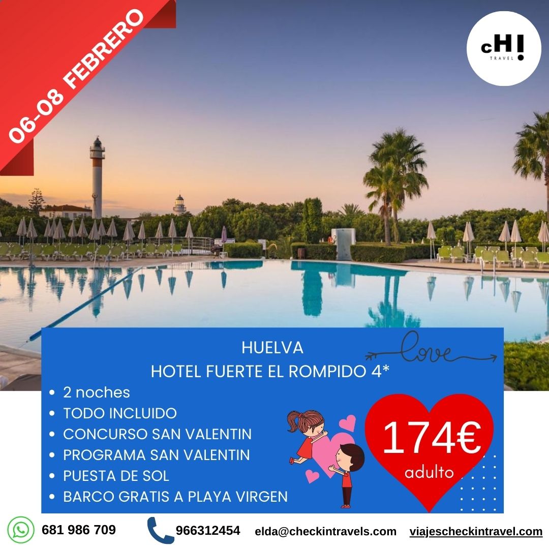ESCAPADA SAN VALENTIN HUELVA