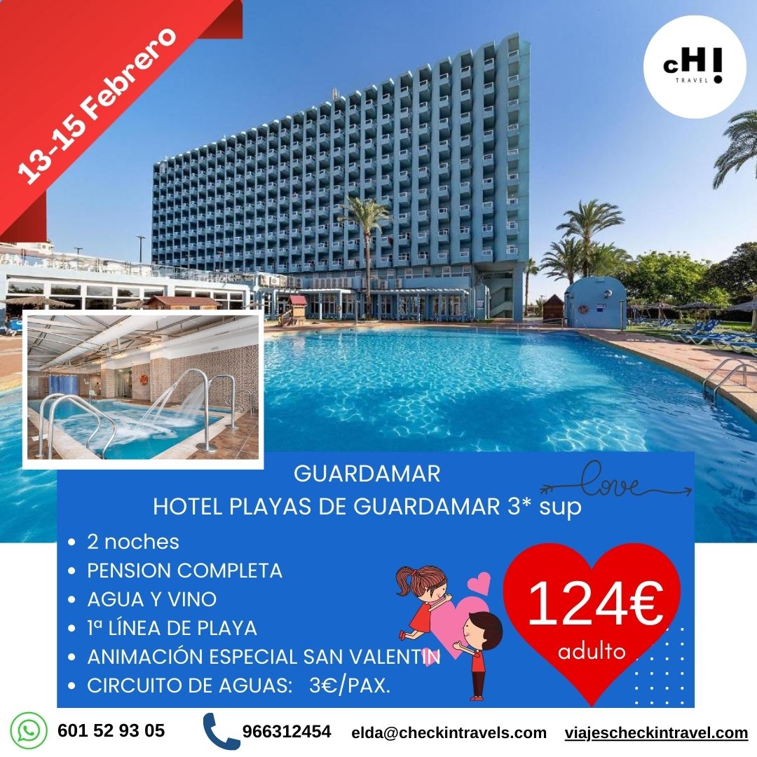 ESCAPADA SAN VALENTIN GUARDAMAR
