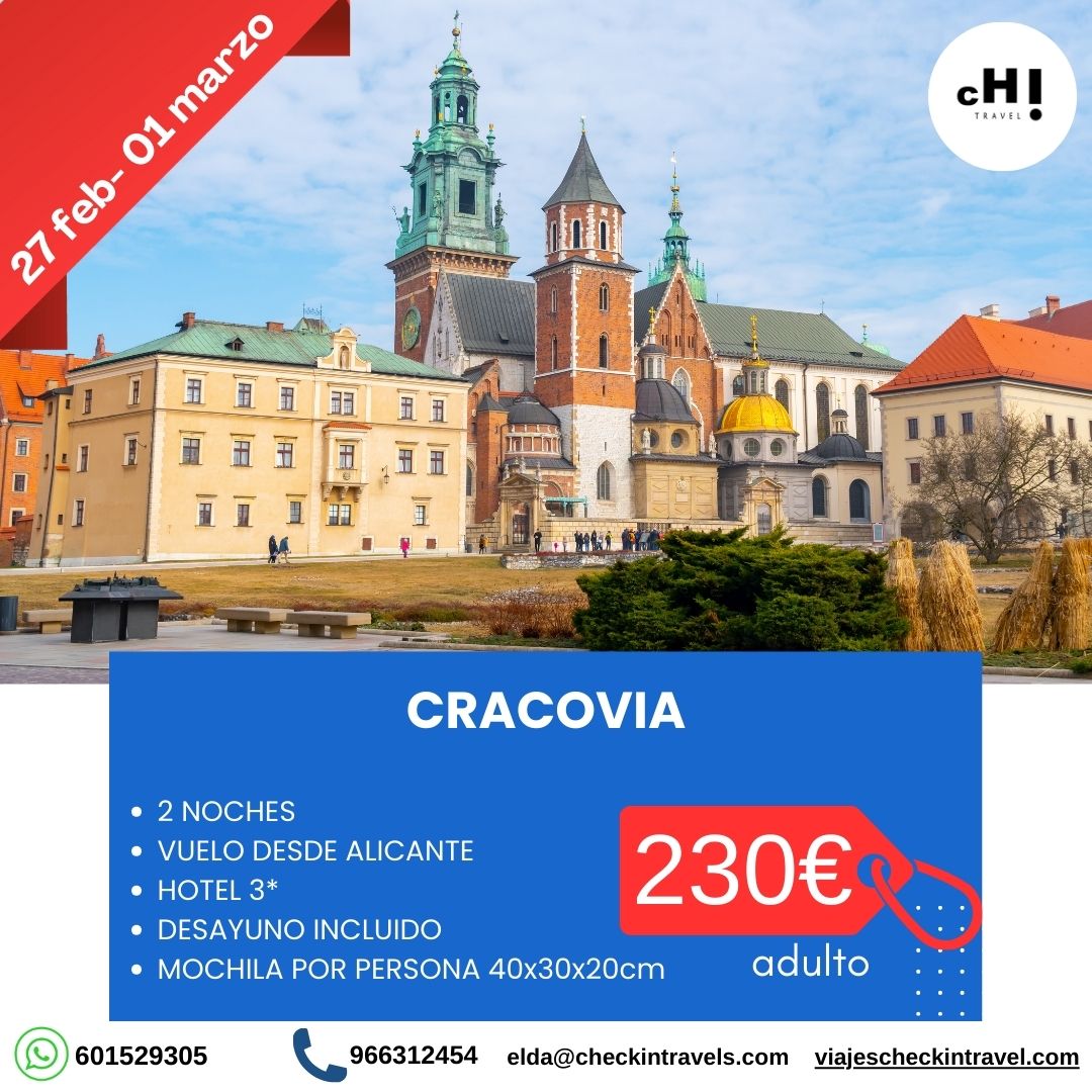 OFERTON FINDE CRACOVIA desde Alicante