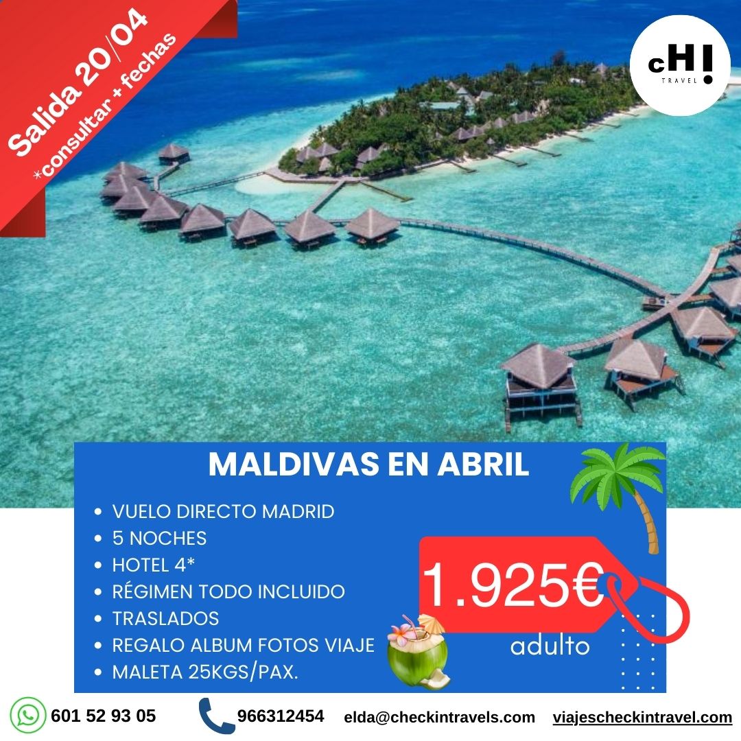 TE MERECES MALDIVAS