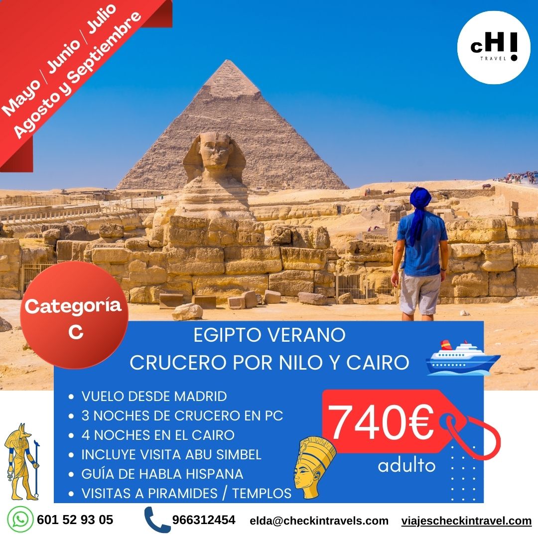 CIRCUITO EGIPTO desde MADRID