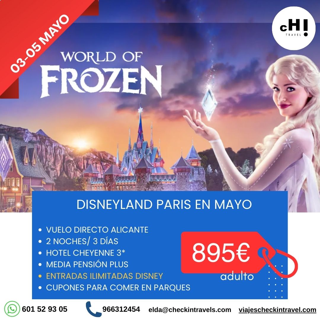 CONOCE EL NUEVO MUNDO FROZEN DISNEYLAND PARIS
