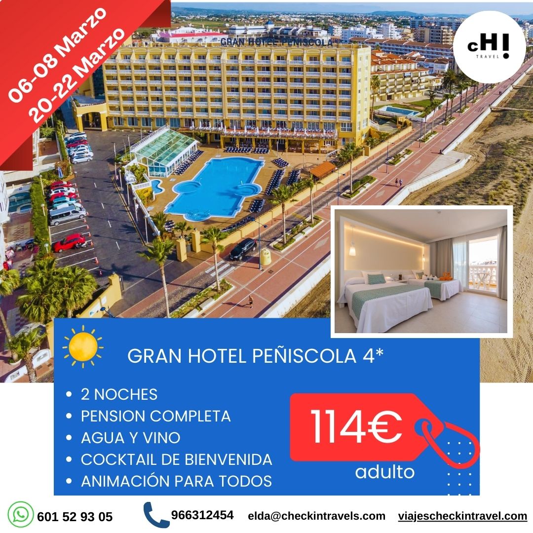 OFERTON FINDES MARZO EN PEÑISCOLA