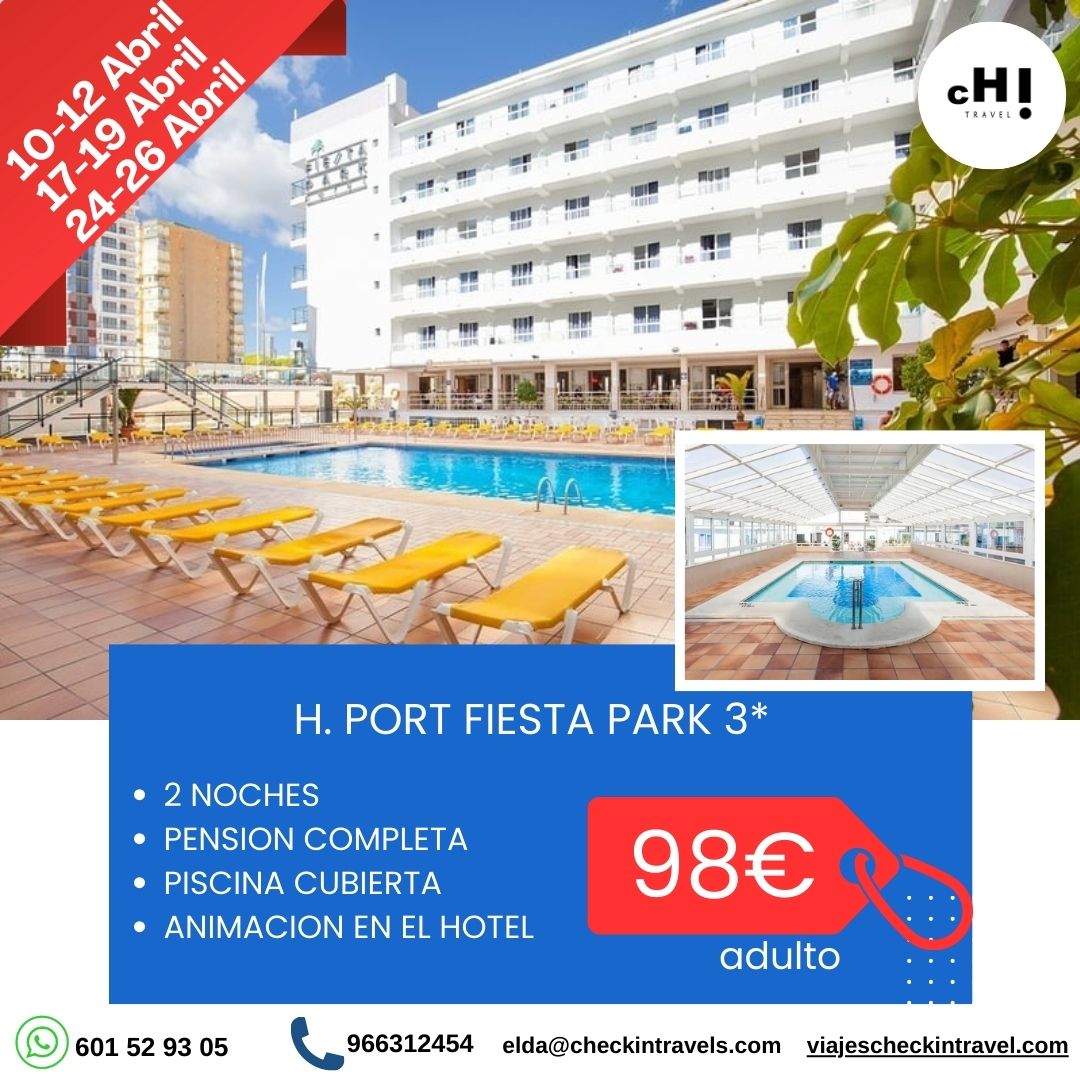 OFERTA ABRIL FINES DE SEMANA BENIDORM