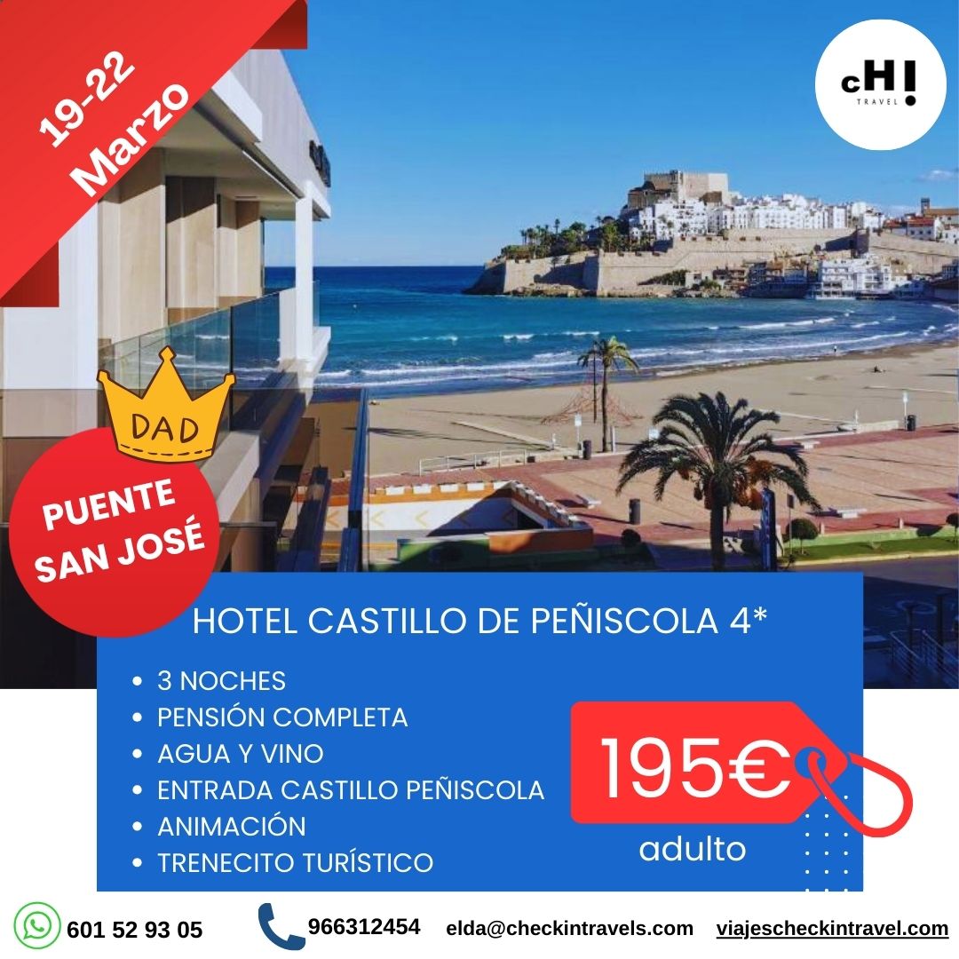 OFERTA PEÑISCOLA PUENTE SAN JOSÉ