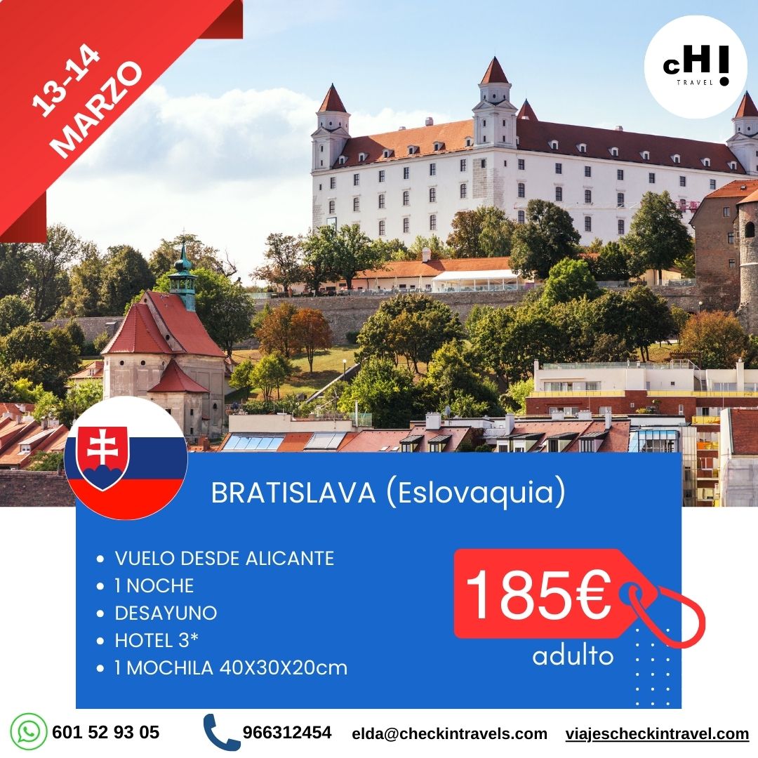 ESCAPADA BRATISLAVA desde Alicante