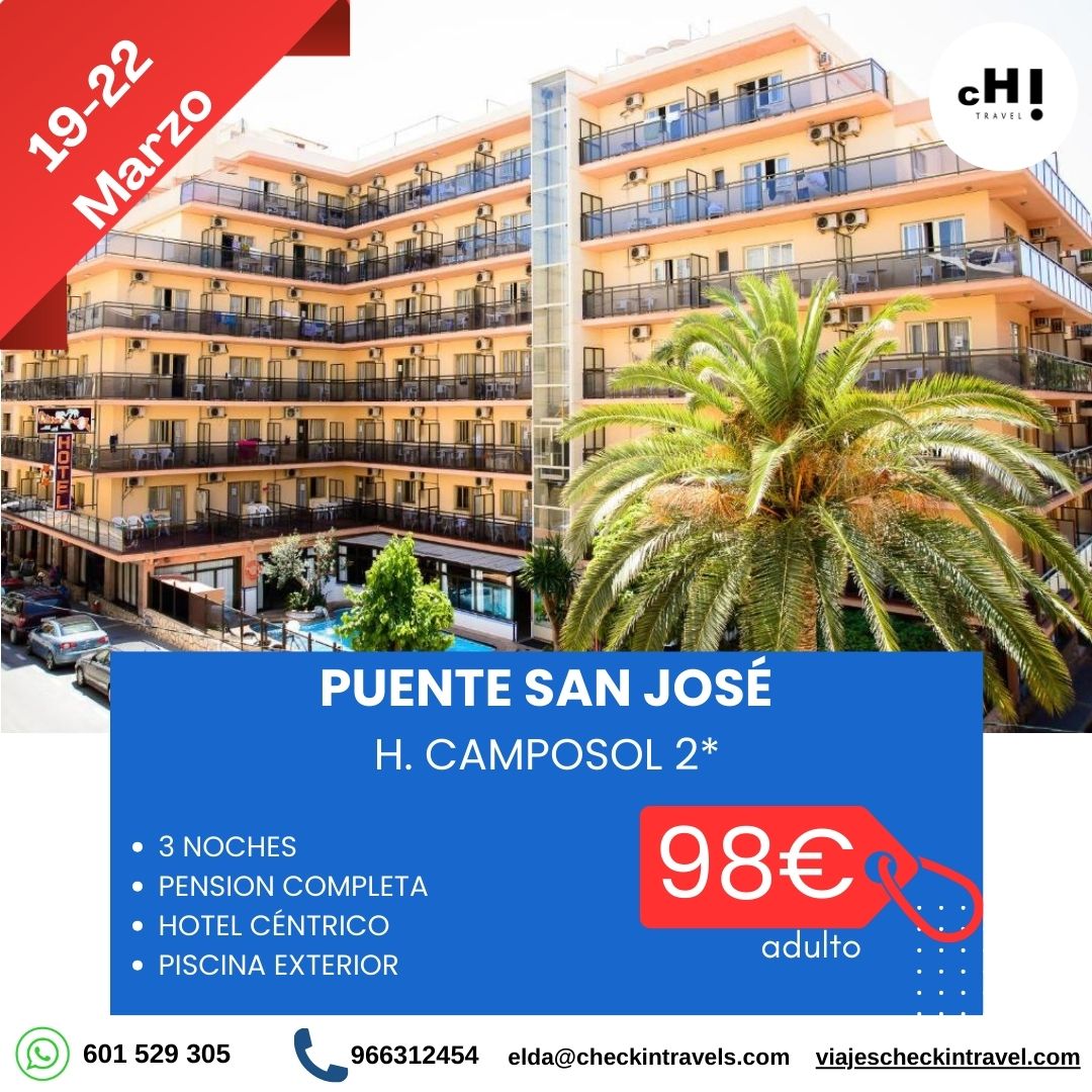 OFERTON BENIDORM PUENET SAN JOSE