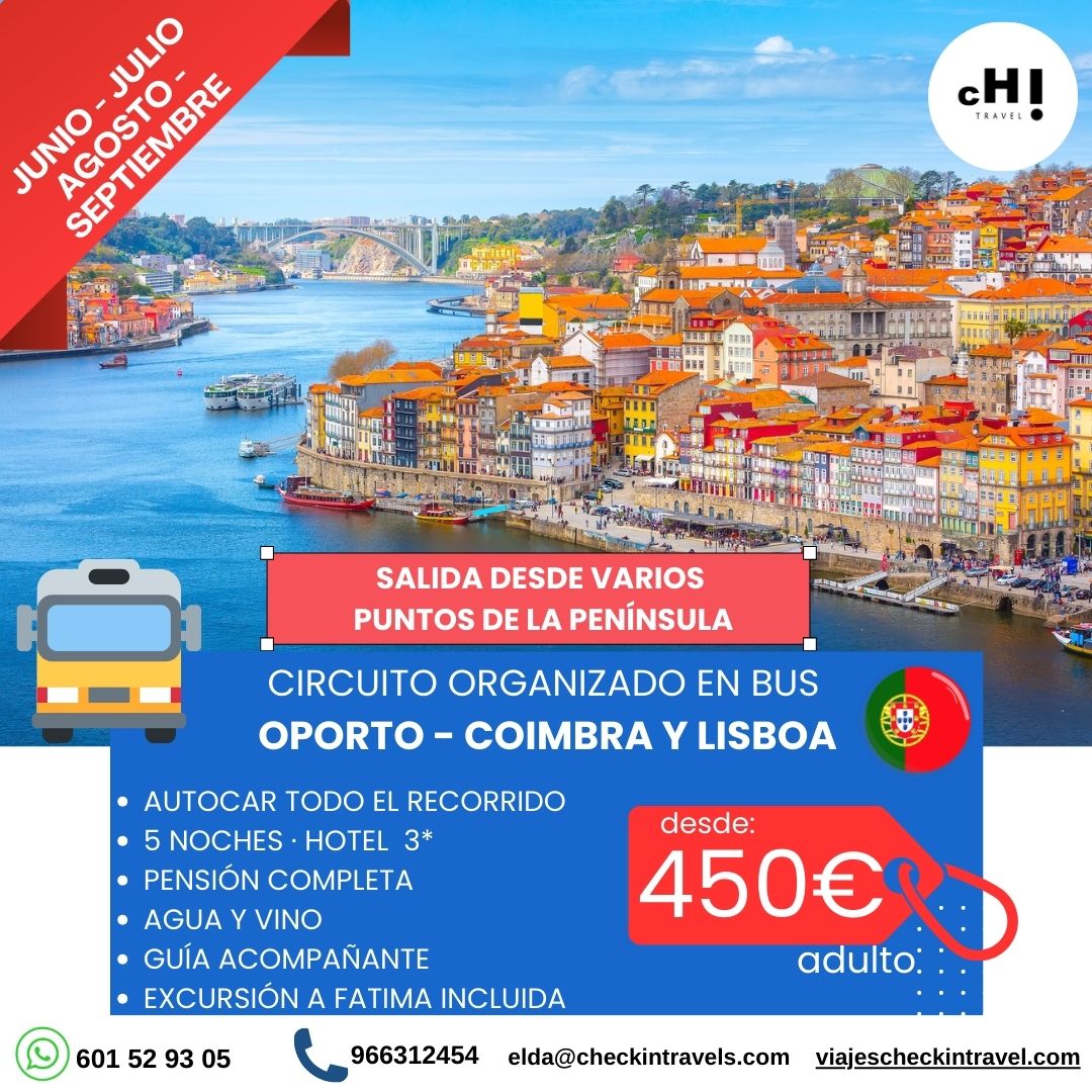 𝐂𝐈𝐑𝐂𝐔𝐈𝐓𝐎 𝐄𝐍 𝐁𝐔𝐒 𝐏𝐎𝐑𝐓𝐔𝐆𝐀𝐋 · 𝐕𝐄𝐑𝐀𝐍𝐎 𝟐𝟎𝟐𝟔  𝐒𝐀𝐋𝐈𝐃𝐀𝐒 𝐃𝐎𝐌𝐈𝐍𝐆𝐎𝐒