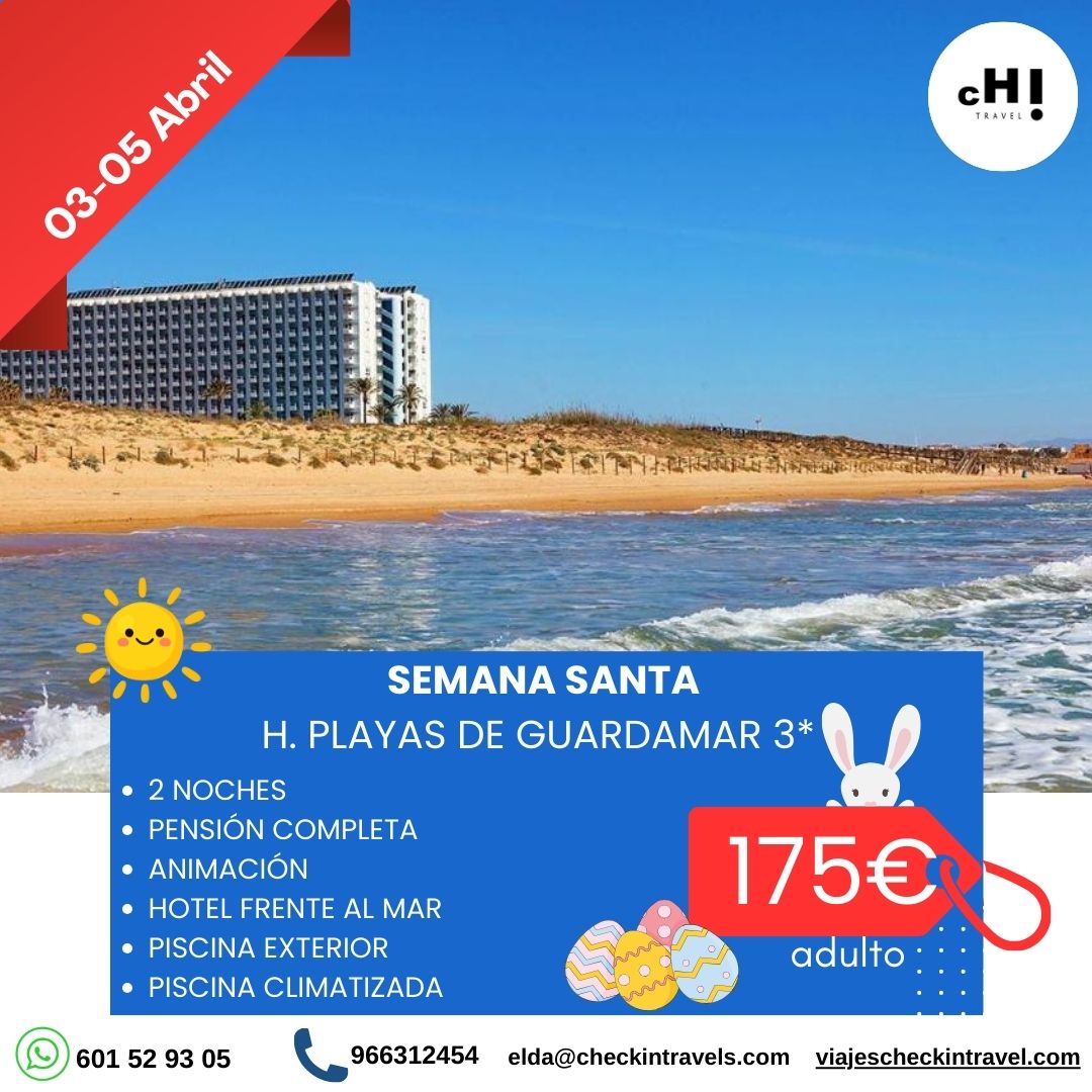 OFERTON SEMANA SANTA GUARDAMAR