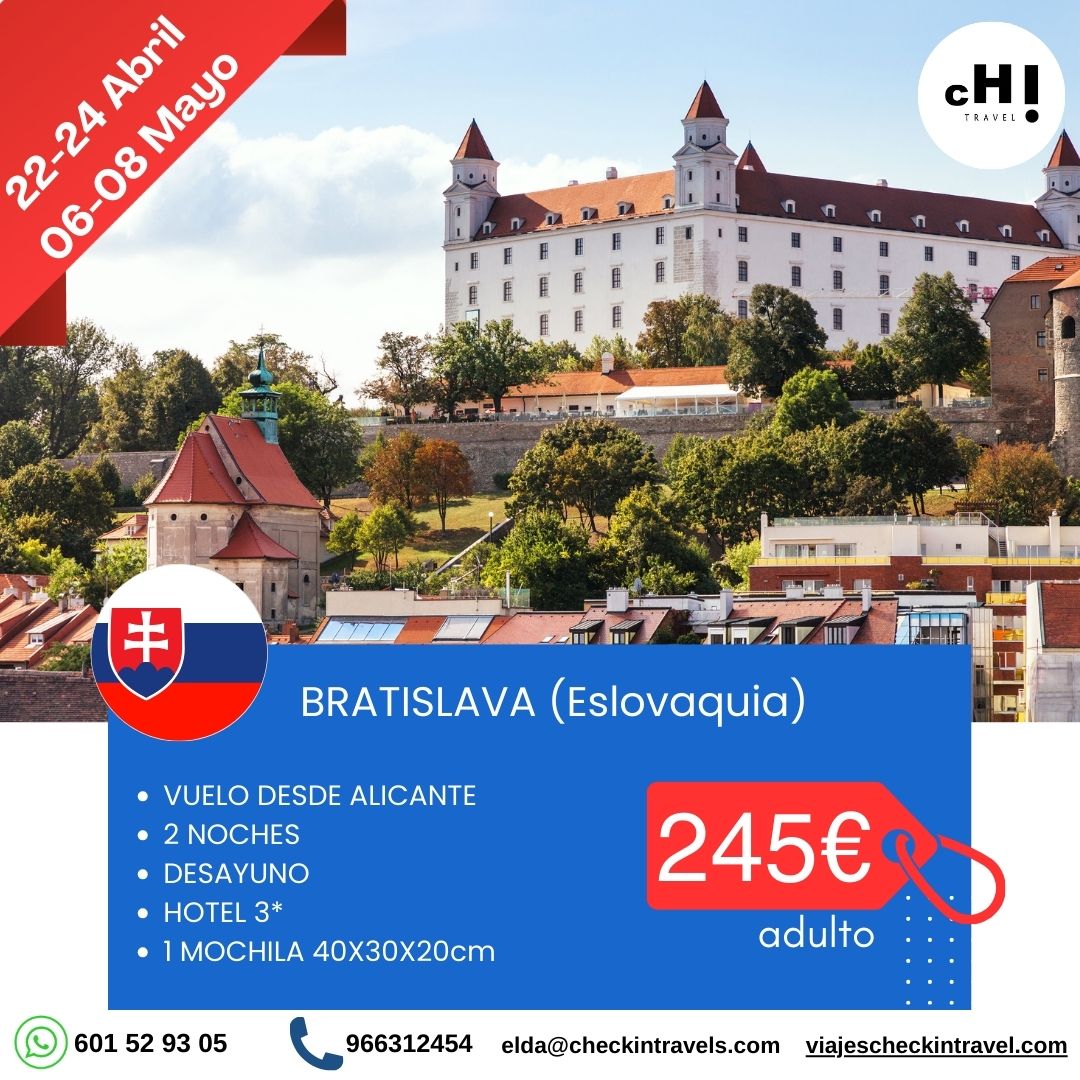 ESCAPADA BRATISLAVA desde Alicante