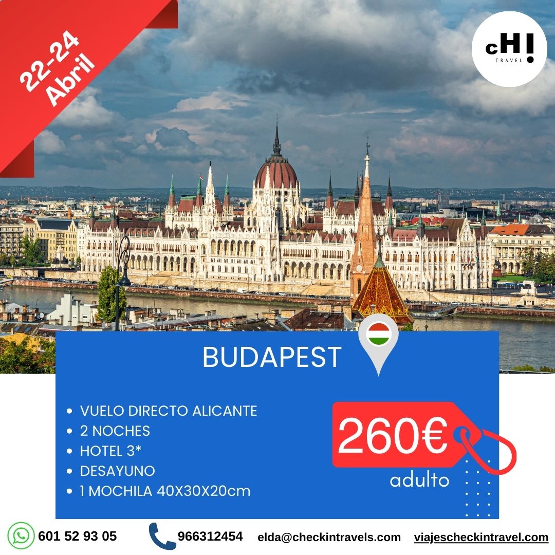 OFERTON BUDAPEST desde Alicante