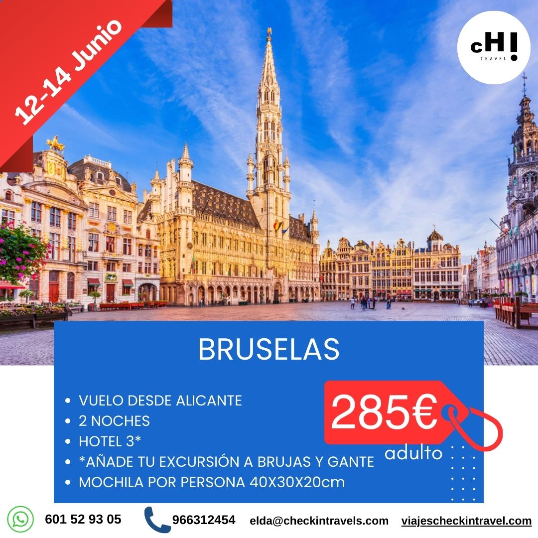 OFERTA BRUSELAS desde Alicante