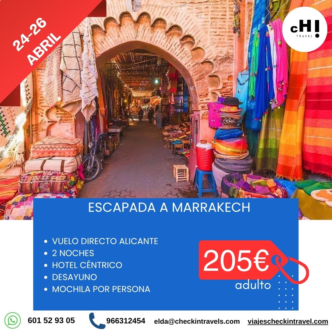 OFERTA MARRAKECH ABRIL