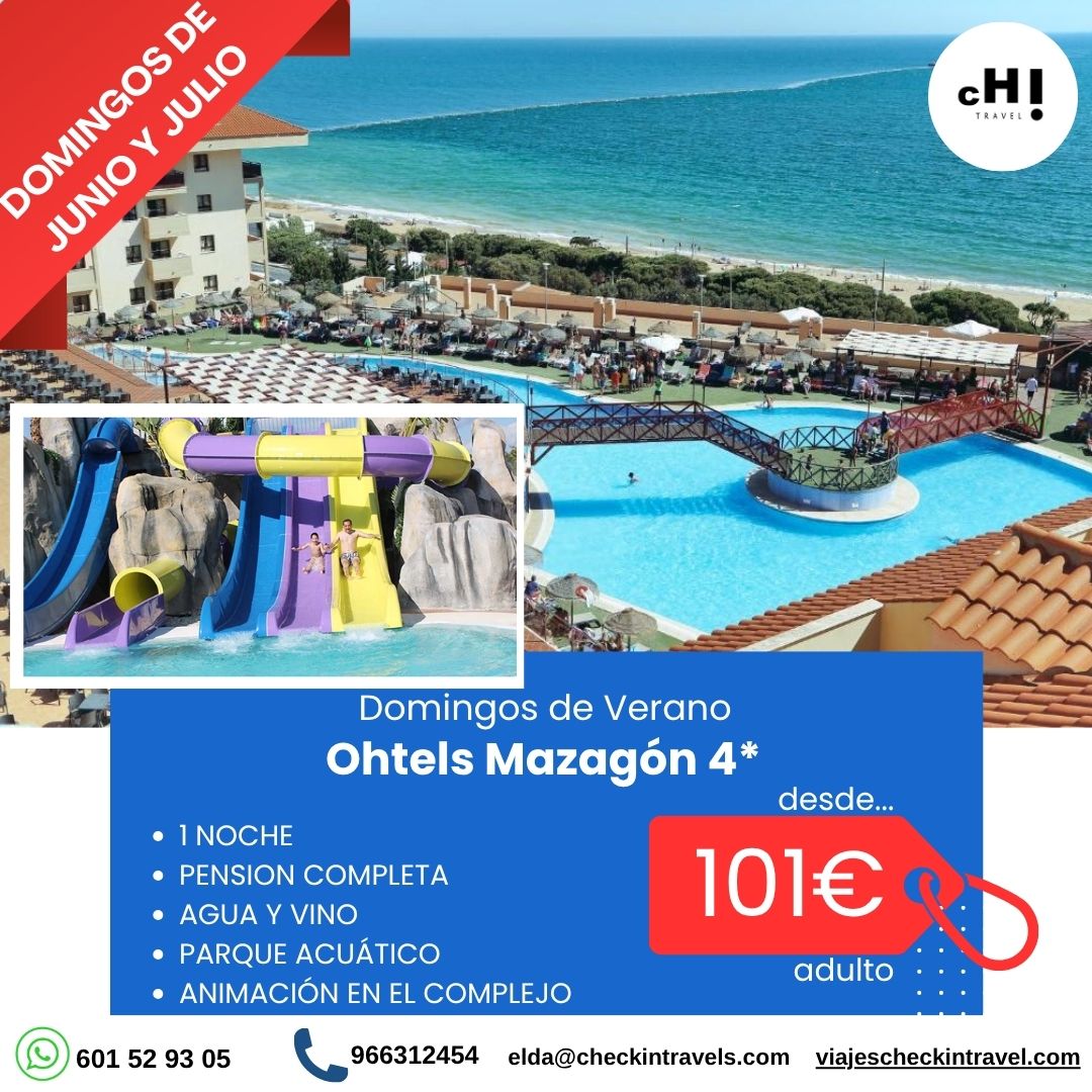 OFERTON 1 NOCHE DOMINGOS DE JUNIO/JULIO