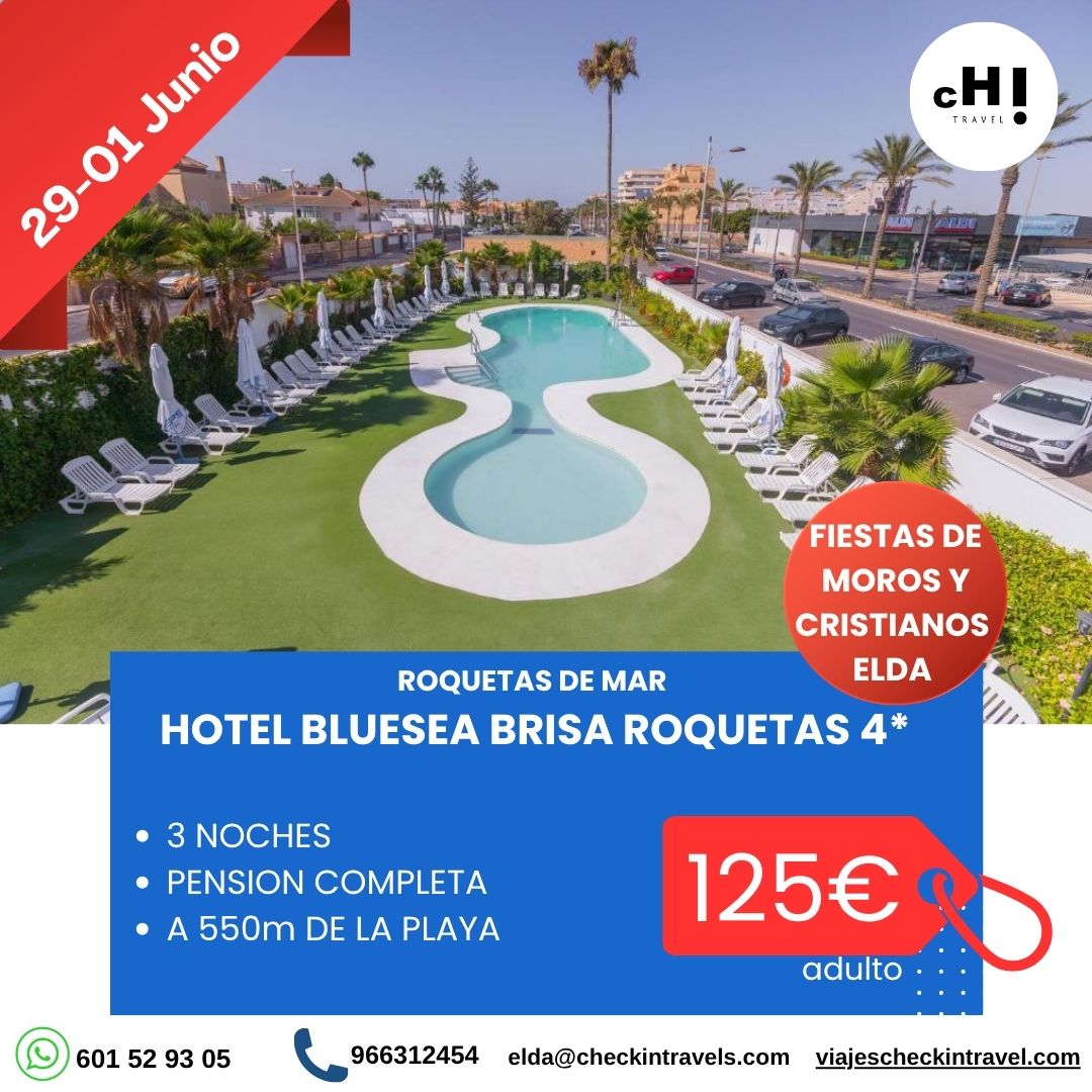 OFERTON BLUE SEA BRISA MOROS Y CRISTIANOS ELDA