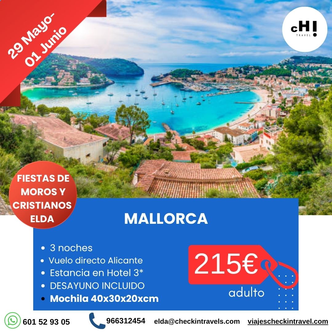 OFERTA MALLORCA EN MOROS Y CRISTIANOS ELDA